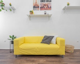 Мебель в желтых тонах – вызов стандартным решениям в Александровске - aleksandrovsk.magazinmebel.ru | фото