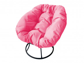 Кресло Пончик без ротанга розовая подушка в Александровске - aleksandrovsk.magazinmebel.ru | фото