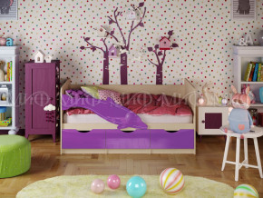 Кровать Дельфин-1 1800 Фиолетовый металлик в Александровске - aleksandrovsk.magazinmebel.ru | фото