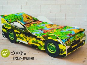 Кровать детская машина Хаки в Александровске - aleksandrovsk.magazinmebel.ru | фото