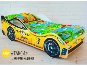 Кровать детская машина Такси в Александровске - aleksandrovsk.magazinmebel.ru | фото