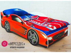 Кровать детская машинка Мерседес в Александровске - aleksandrovsk.magazinmebel.ru | фото