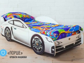 Кровать детская машинка Порше в Александровске - aleksandrovsk.magazinmebel.ru | фото