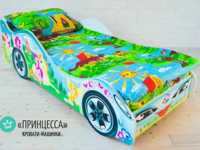 Кровать детская машинка Принцесса в Александровске - aleksandrovsk.magazinmebel.ru | фото