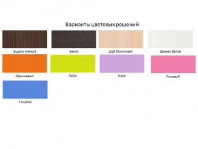 Кровать двухъярусная Малыш двойняшка белый-голубой в Александровске - aleksandrovsk.magazinmebel.ru | фото - изображение 2