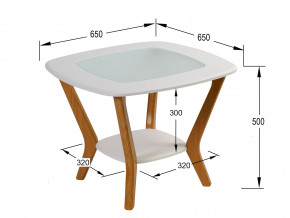 Стол журнальный Мельбурн Белый в Александровске - aleksandrovsk.magazinmebel.ru | фото - изображение 2